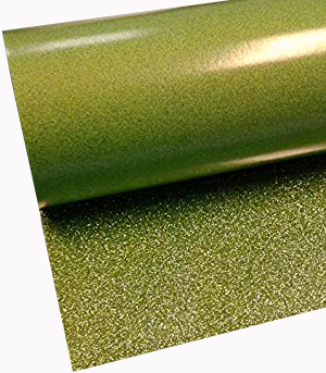 GlitterFlexULTRA Yellow Green - Specialty Materials GlitterFlex Ultra Heat Transfer Film